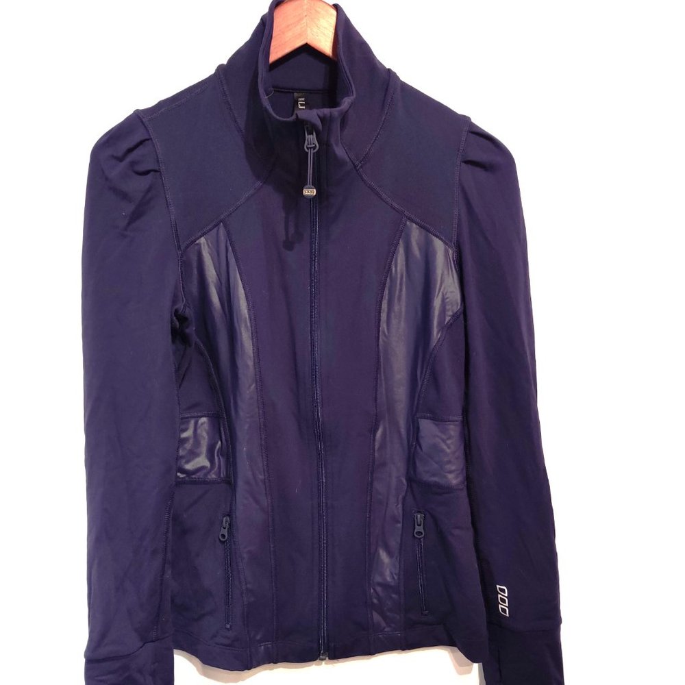 Lorna Jane Black Label Dark Blue Athletic Jacket M